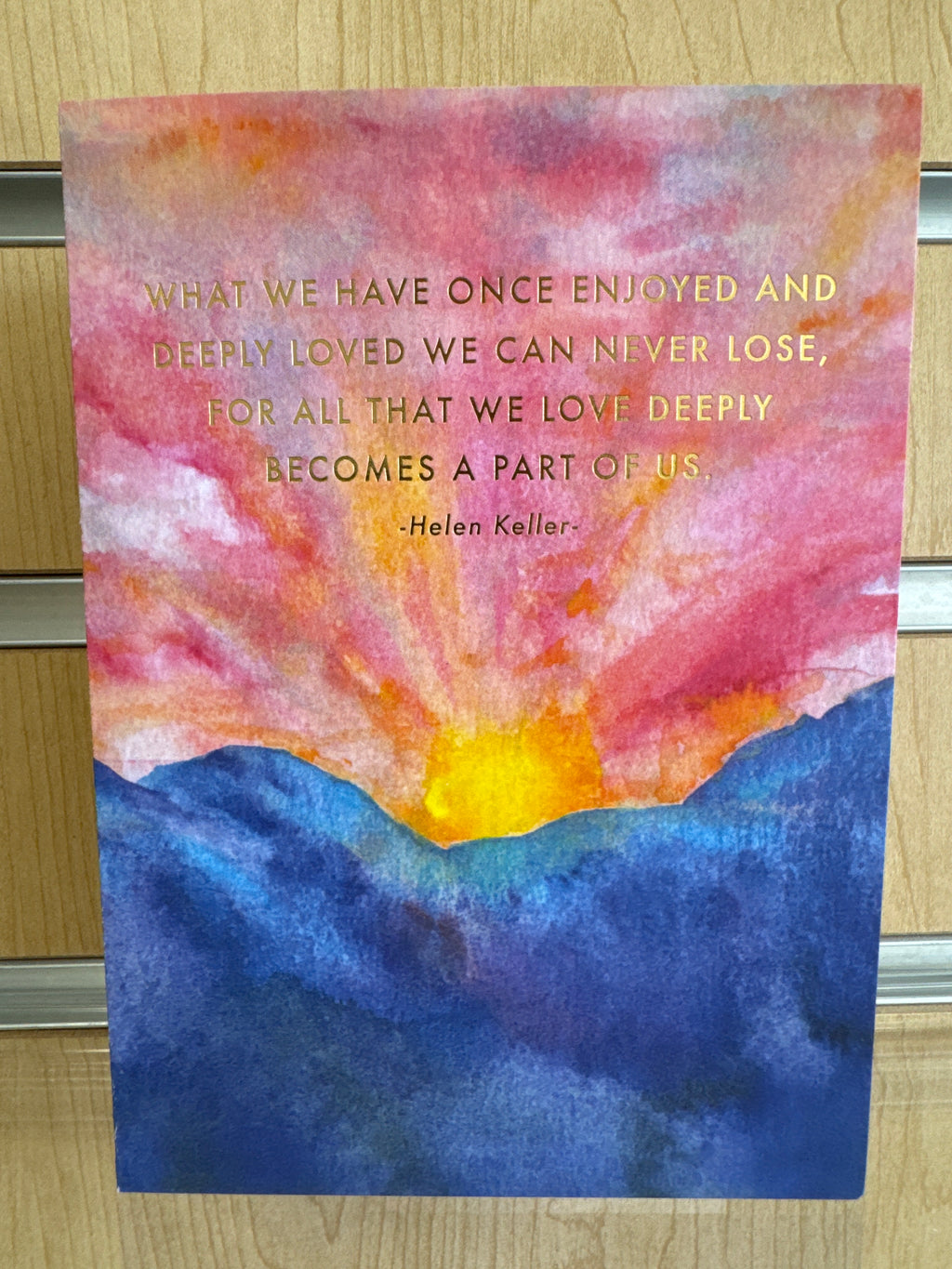Helen Keller Greeting Card